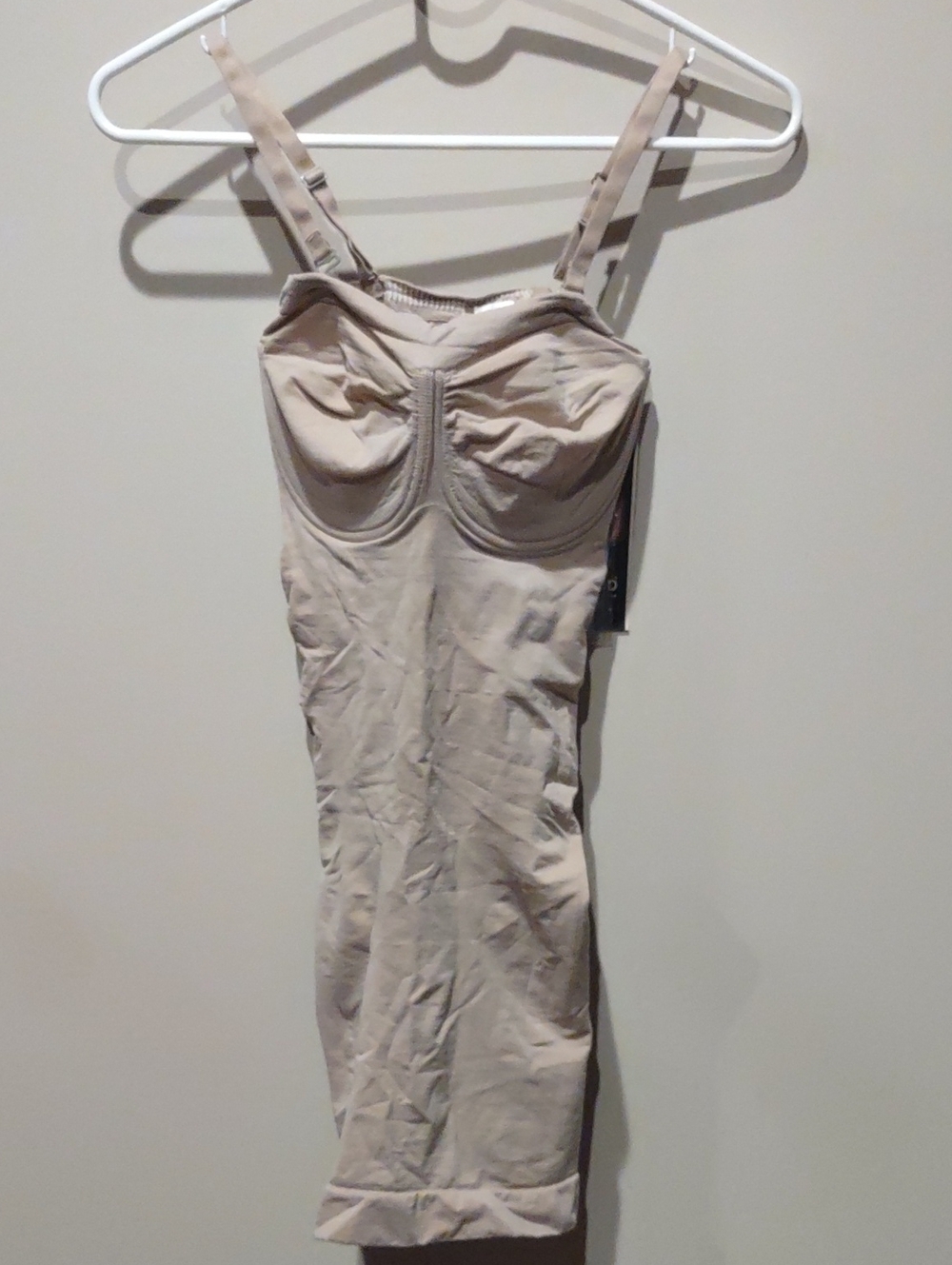 Shapewear Body Wrap Slip Dress in Nude Large - Picture 1 of 10